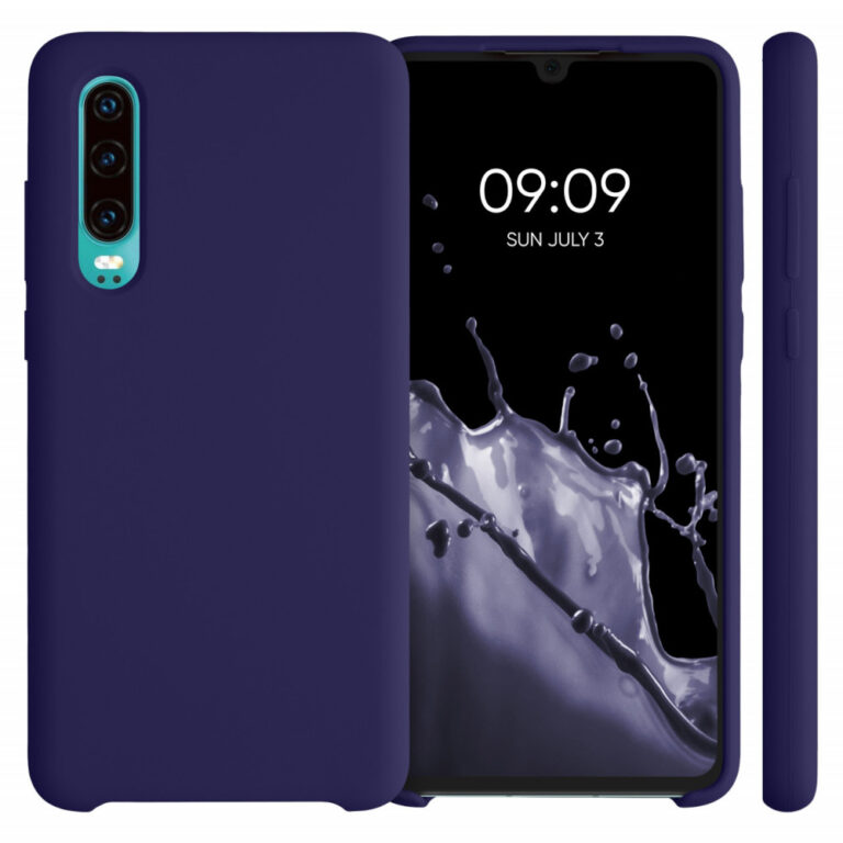 Husa pentru Huawei P30, Silicon, Albastru, 47414.182