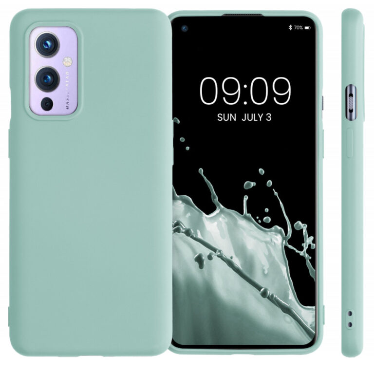 Husa pentru OnePlus 9, Silicon, Verde, 55348.71, Kwmobile