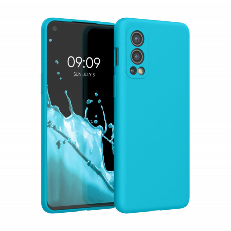 Husa pentru OnePlus Nord 2 5G, Silicon, Albastru, 56070.205, Kwmobile
