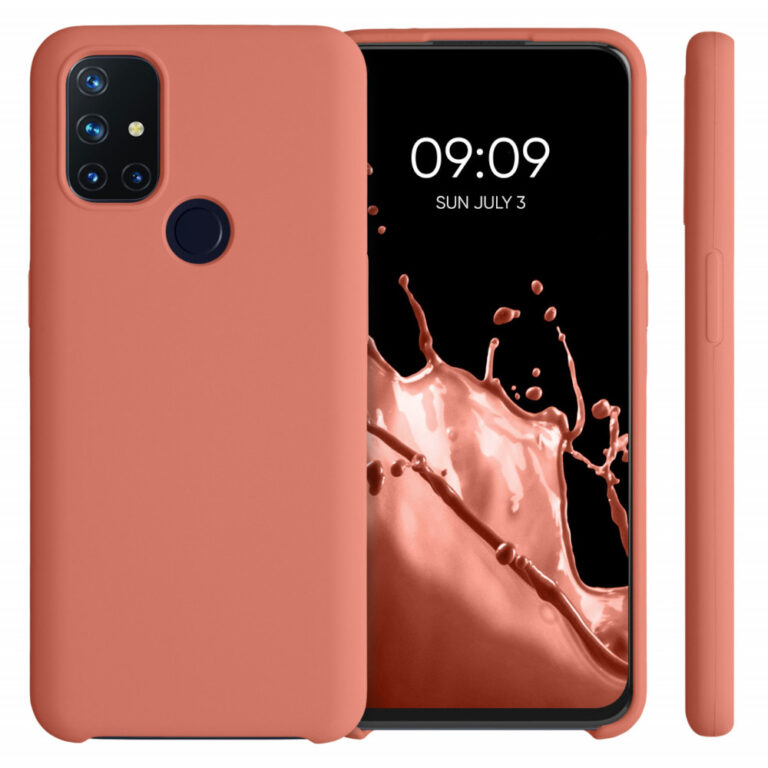Husa pentru OnePlus Nord N10 5G, Silicon, Roz, 53890.215, Kwmobile