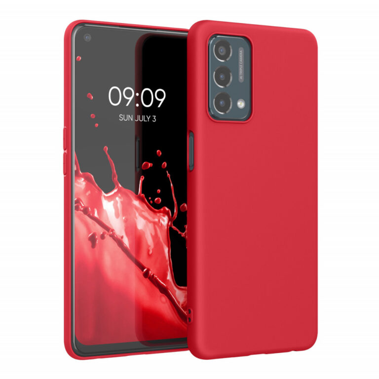 Husa pentru OnePlus Nord N200 5G, Silicon, Rosu, 55766.09, Kwmobile