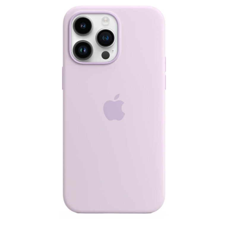 Husa de protectie Apple Silicone Case with MagSafe pentru iPhone 14 Pro Max, Lilac