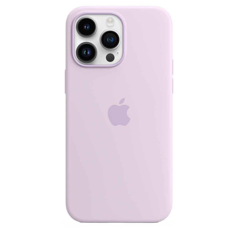 Husa de protectie Apple Silicone Case with MagSafe pentru iPhone 14 Pro Max, Lilac