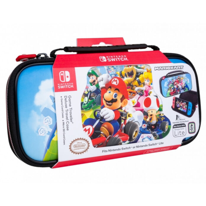 Husa protectie Nacon pentru Nintendo Switch, Mario Kart Monuments, Multicolor Husa protectie Nacon pentru Nintendo Switch, Mario Kart Monuments, Multicolor