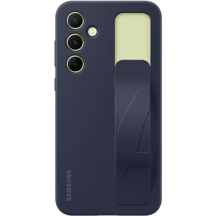 Husa de protectie Samsung Standing Grip pentru Galaxy A55 5G, Gri