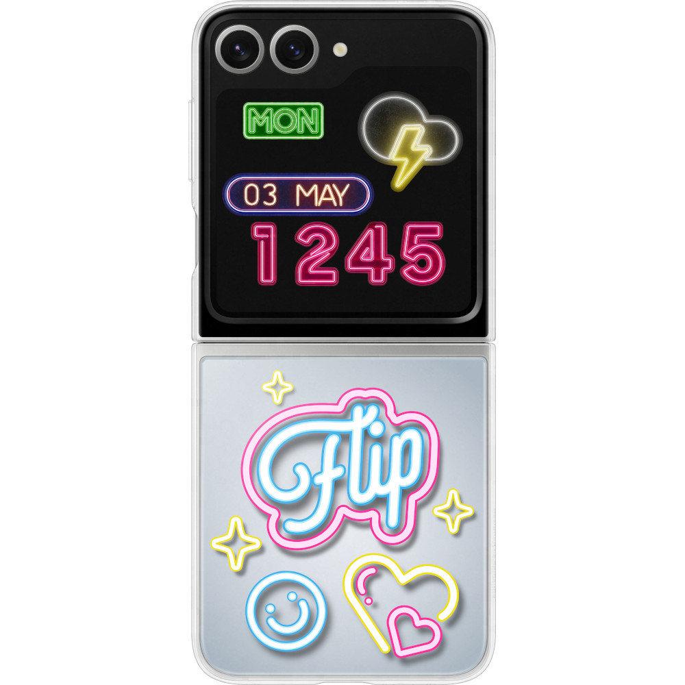 Husa Samsung FlipSuit Case pentru Galaxy Z Flip 6, Transparent