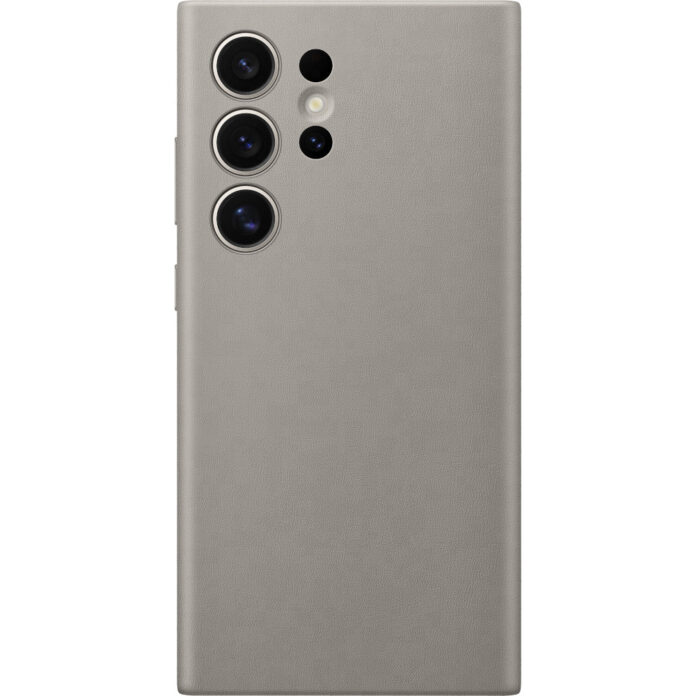 Husa Samsung Galaxy S24 Ultra Vegan Leather Case, Taupe
