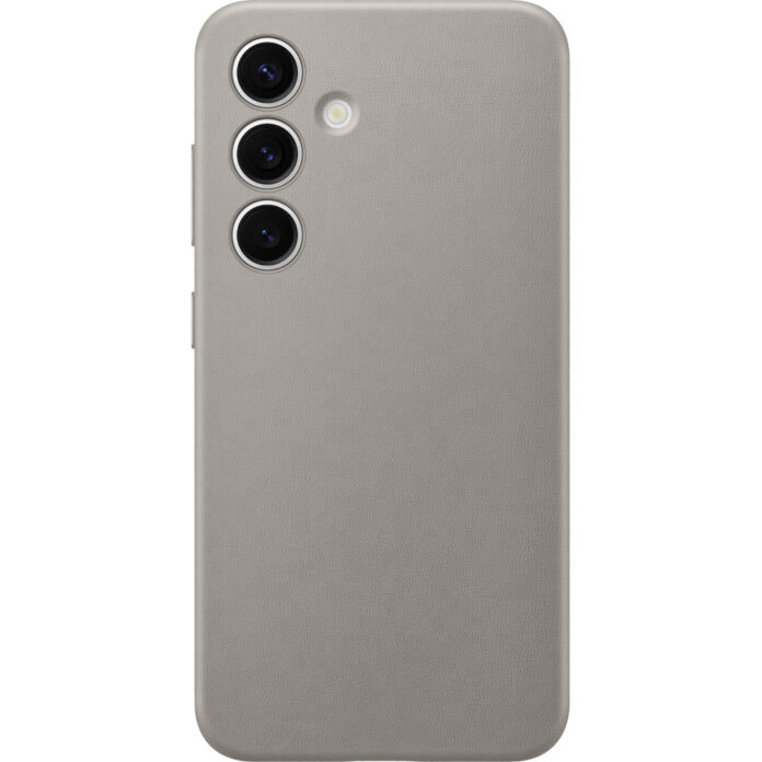 Husa Samsung Galaxy S24 Vegan Leather Case, Taupe