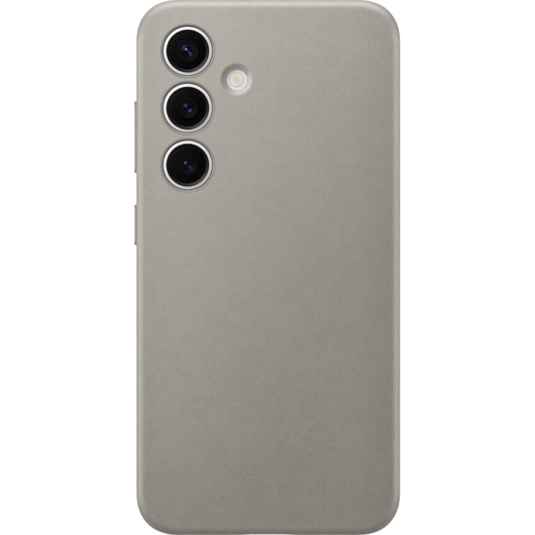 Husa Samsung Galaxy S24 Vegan Leather Case, Taupe