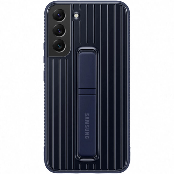 Husa de protectie Samsung Protective Standing Cover pentru Galaxy S22, Navy
