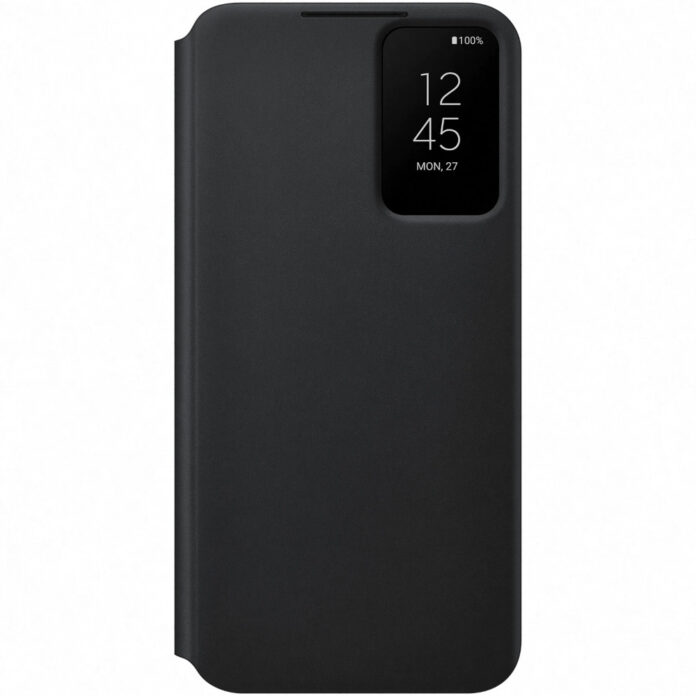 Husa de protectie Samsung Smart Clear View Cover pentru Galaxy S22+, Alb