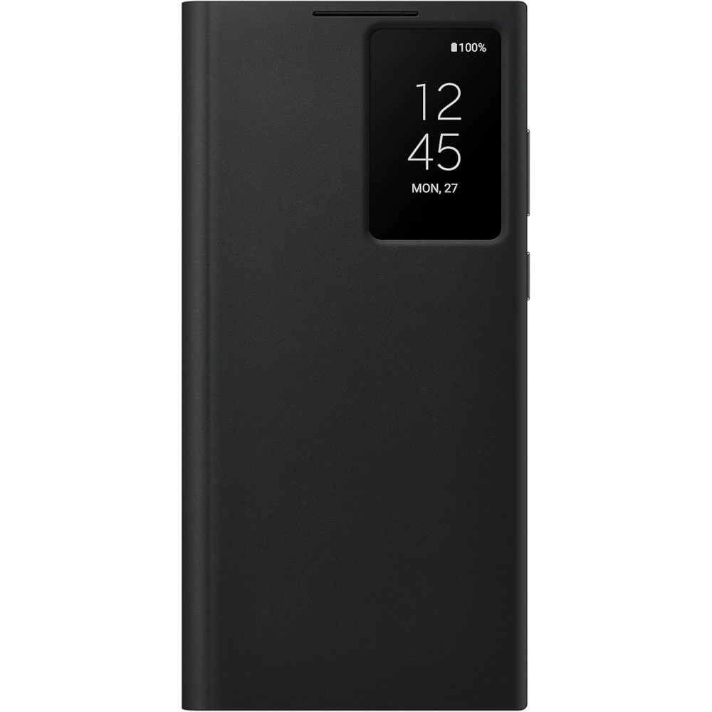 Husa de protectie Samsung Smart Clear View Cover pentru Galaxy S22 Ultra, Alb