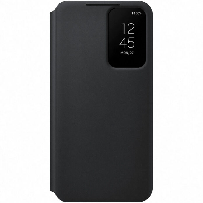 Husa de protectie Samsung Smart Clear View pentru Galaxy S22, Negru