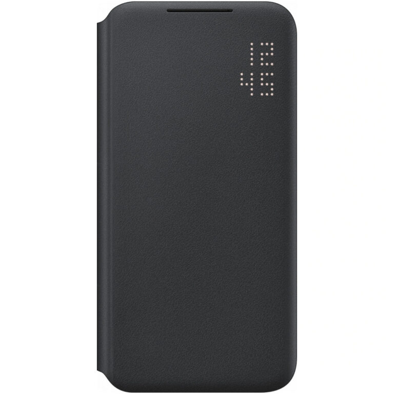 Husa de protectie Samsung Smart LED View Cover pentru Galaxy S22, Negru