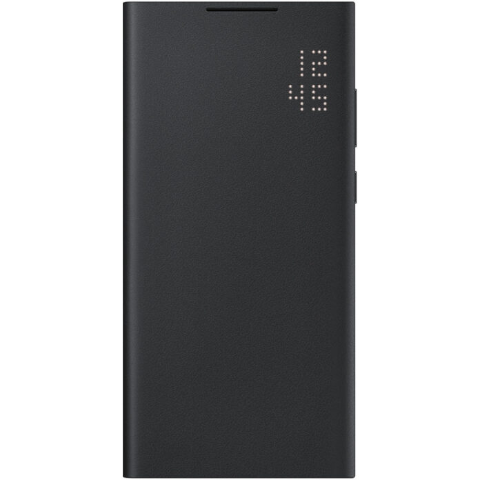 Husa de protectie Samsung Smart LED View Cover pentru Galaxy S22 Ultra, Negru
