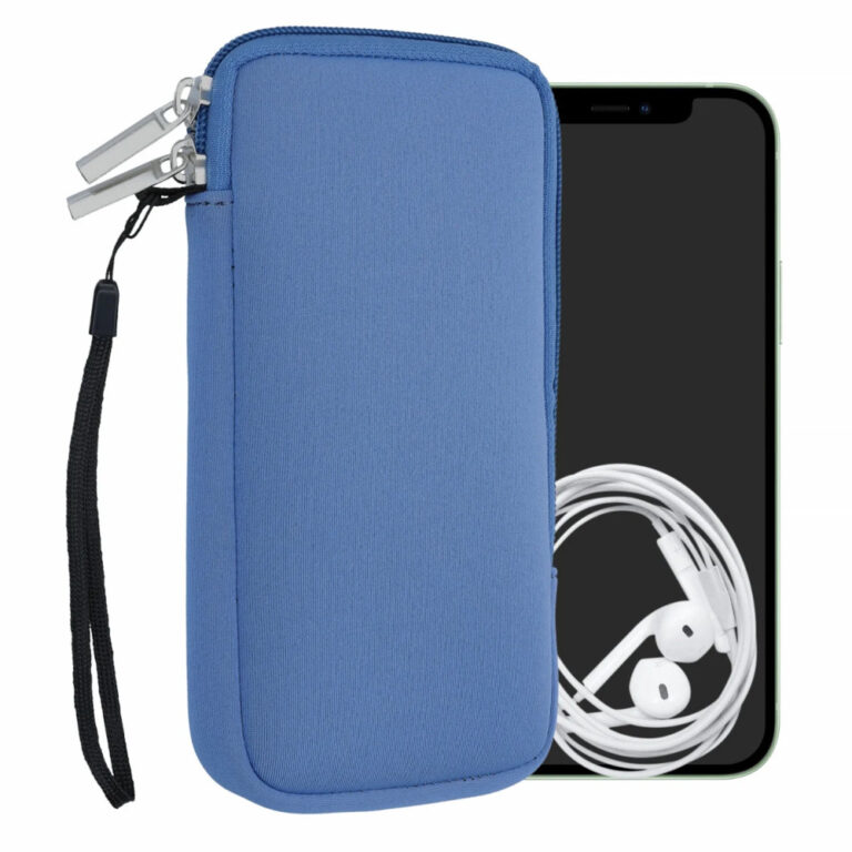 Husa Universala pentru telefon XL, 6,8 inch, Neopren, Albastru, 46188.4.113, Kwmobile