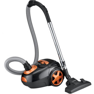 Aspirator cu sac Heinner HVC-VBK750S, 750 W, 2.5 l, Putere variabila, Sac textil, HEPA 11, Negru/Portocaliu Aspirator cu sac Heinner HVC-VBK750S, 750 W, 2.5 l, Putere variabila, Sac textil, HEPA 11, Negru/Portocaliu