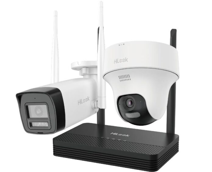 Kit supraveghere IP Wireless HiLook EasyLink IKS-2042BTH-PH/W, 2 camere 2MP, NVS, IR 30m, audio bidirectional, slot microSD Kit supraveghere IP Wireless HiLook EasyLink IKS-2042BTH-PH/W, 2 camere 2MP, NVS, IR 30m, audio bidirectional, slot microSD