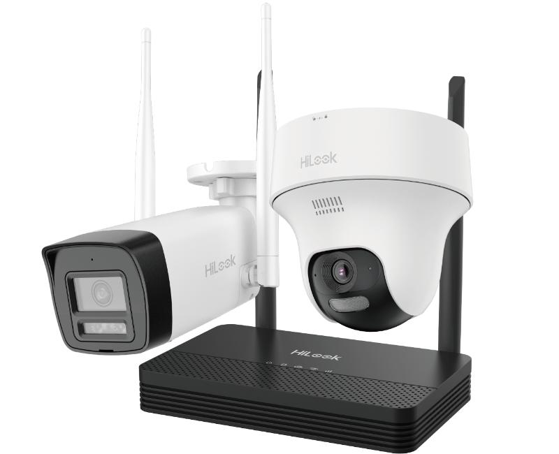 Kit supraveghere IP Wireless HiLook EasyLink IKS-2042BTH-PH/W, 2 camere 2MP, NVS, IR 30m, audio bidirectional, slot microSD Kit supraveghere IP Wireless HiLook EasyLink IKS-2042BTH-PH/W, 2 camere 2MP, NVS, IR 30m, audio bidirectional, slot microSD
