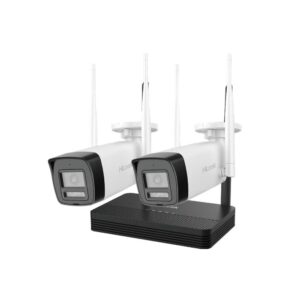Kit supraveghere exterior WiFi HikVision Easy-Link HiLook IKS-2042BH-PH/W, 2MP, 2.8 mm, IR 30, microfon, difuzor, detectie miscare, slot card Kit supraveghere exterior WiFi HikVision Easy-Link HiLook IKS-2042BH-PH/W, 2MP, 2.8 mm, IR 30, microfon, difuzor, detectie miscare, slot card