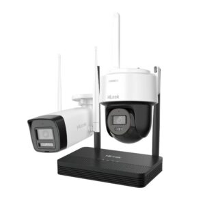 Kit supraveghere WiFi mixt HikVision Easy-Link HiLook IKS-2042BPH-PH/W, 2 MP, 2.8 mm, IR 30 / 25 m, lumina alba 25 m, microfon, difuzor, detectie miscare, slot card Kit supraveghere WiFi mixt HikVision Easy-Link HiLook IKS-2042BPH-PH/W, 2 MP, 2.8 mm, IR 30 / 25 m, lumina alba 25 m, microfon, difuzor, detectie miscare, slot card