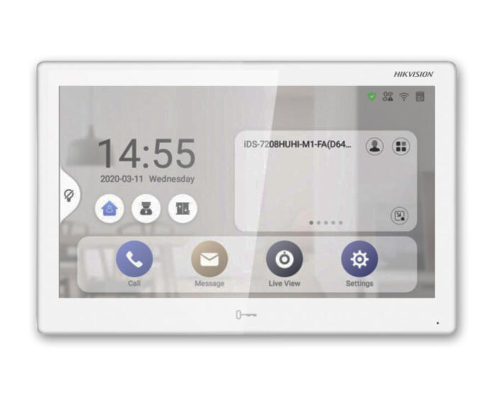Statie de control pentru videointerfon/supraveghere/alarma, 10.1 Inch, WiFi, Hikvison DS-KH9510-WTE1(B) Statie de control pentru videointerfon/supraveghere/alarma, 10.1 Inch, WiFi, Hikvison DS-KH9510-WTE1(B)