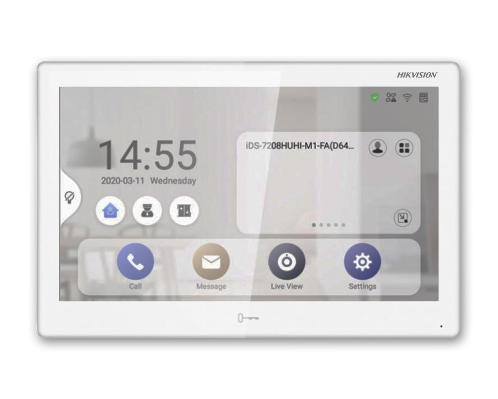 Statie de control pentru videointerfon/supraveghere/alarma, 10.1 Inch, WiFi, Hikvison DS-KH9510-WTE1(B) Statie de control pentru videointerfon/supraveghere/alarma, 10.1 Inch, WiFi, Hikvison DS-KH9510-WTE1(B)