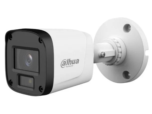Camera exterior 2MP, Dahua HAC-B5E20-A-0360B, 3.6mm, smart IR 20m, microfon incorporat, IP67