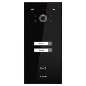 Post video exterior pentru videointerfon Electra, 2 familii, montaj incastrat, negru, VPH.02F03.ELBTL Post video exterior pentru videointerfon Electra, 2 familii, montaj incastrat, negru, VPH.02F03.ELBTL