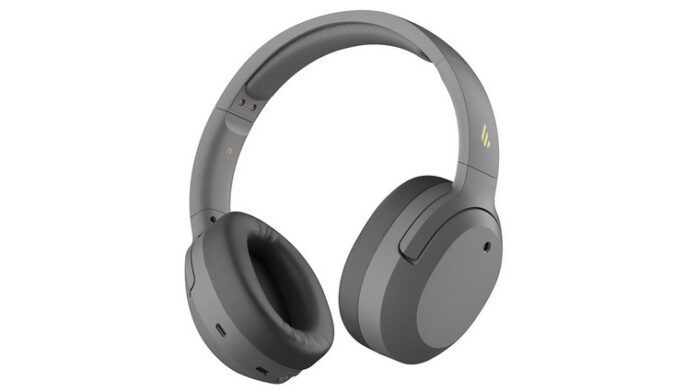 Casti wireless, microfon, Bluetooth 5.0, USB-C,  Edifier W820NB-GR, gri