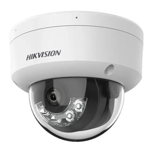 Kit supraveghere profesional IP Hikvision 16 camere 4K IR 30m lumina alba 30m lentila 2.8mm microfon, NVR 16 canale PoE 12MP  160Mbs / 256Mbs