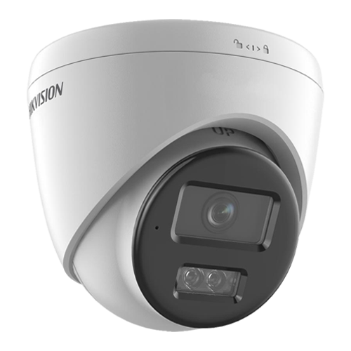 Kit supraveghere IP 4K Hikvision 4 camere 8MP IR 30m lumina alba 30m microfon Smart Hybrid Light, NVR 4 canale PoE 12MP AcuSense