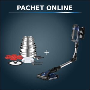 Pachet PROMO Aspirator vertical fara fir Rowenta X-Force Flex 14.6 Aqua RH99C3WO si Set 20 piese Tefal Ingenio Emotion L897SJ04 Pachet PROMO Aspirator vertical fara fir Rowenta X-Force Flex 14.6 Aqua RH99C3WO si Set 20 piese Tefal Ingenio Emotion L897SJ04