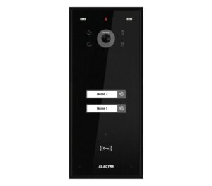Videointerfon de exterior Electra VPH.02S03.ELBTL, 2 familii, negru, montaj aparent Videointerfon de exterior Electra VPH.02S03.ELBTL, 2 familii, negru, montaj aparent