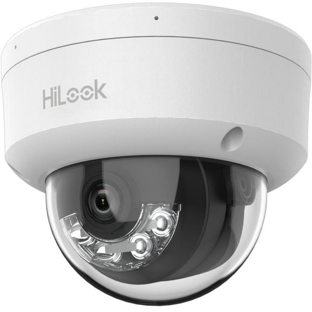 Camera supraveghere IP Hikvision IPC-D120HA-LUC, 2MP, 2.8mm, IR 20m, microfon, detectie umana, PoE, H.265+