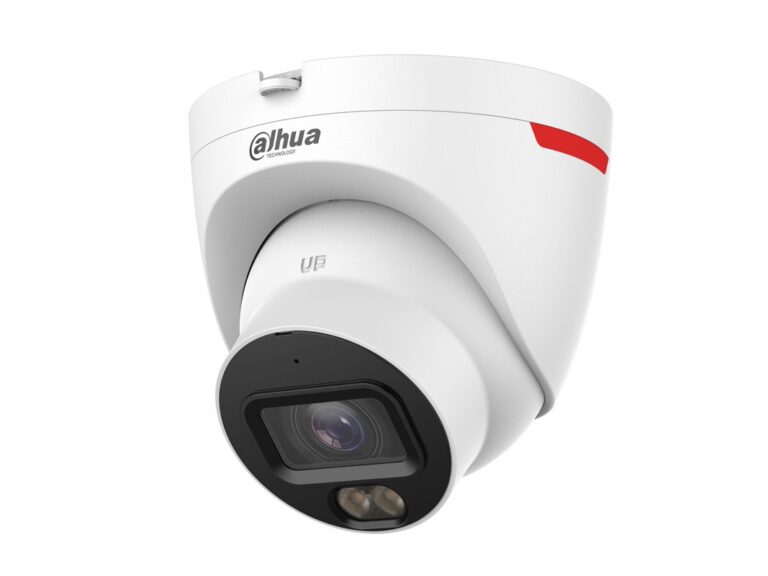 Camera supraveghere dome IP Dahua IPC-HDW2649T-S-LED-0280B-PRO, 6MP, 2.8mm, LED alb 30m, microfon, slot card SD, PoE, IP67