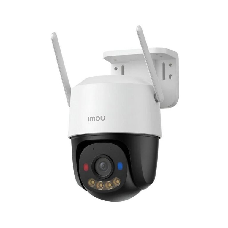 Camera supraveghere rotativa IP Speed Dome PTZ Imou Cruiser SC Full Color IPC-K7FP-5H0WE, 5 MP, 3.6 mm, WiFi 6, IR/lumina alba 30 m, microfon si difuzor, alarma, avertizare luminoasa, slot card
