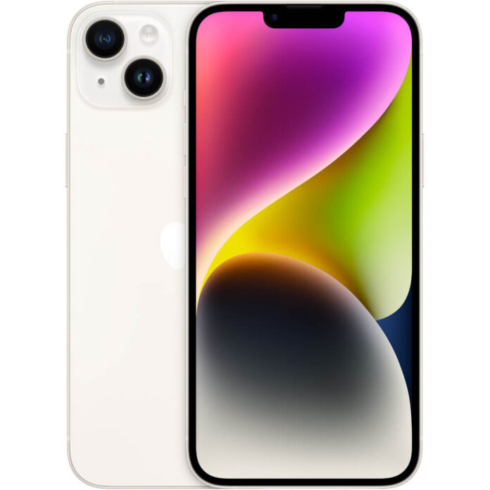 Telefon mobil Apple iPhone 14 Plus, 5G, 128GB, Starlight