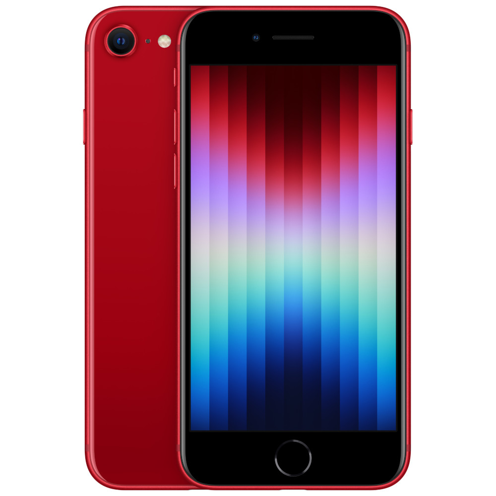 Telefon mobil Apple iPhone SE (gen3), 64GB, Product Red Telefon mobil Apple iPhone SE (gen3), 64GB, Product Red