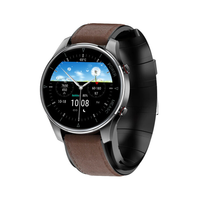 Smartwatch iSEN Watch P50, Negru/Maro