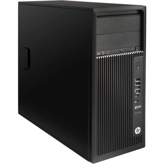 Sistem Desktop PC HP Z240MT, Intel Core i7-6700, 8GB DDR4, SSD 256GB, Intel HD Graphics, Windows 10 Pro