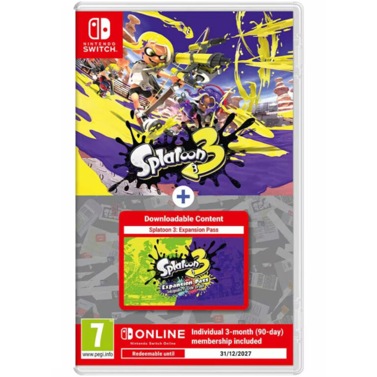 Joc Nintendo Switch Splatoon 3 + Expansion Pass + 3 luni abonament