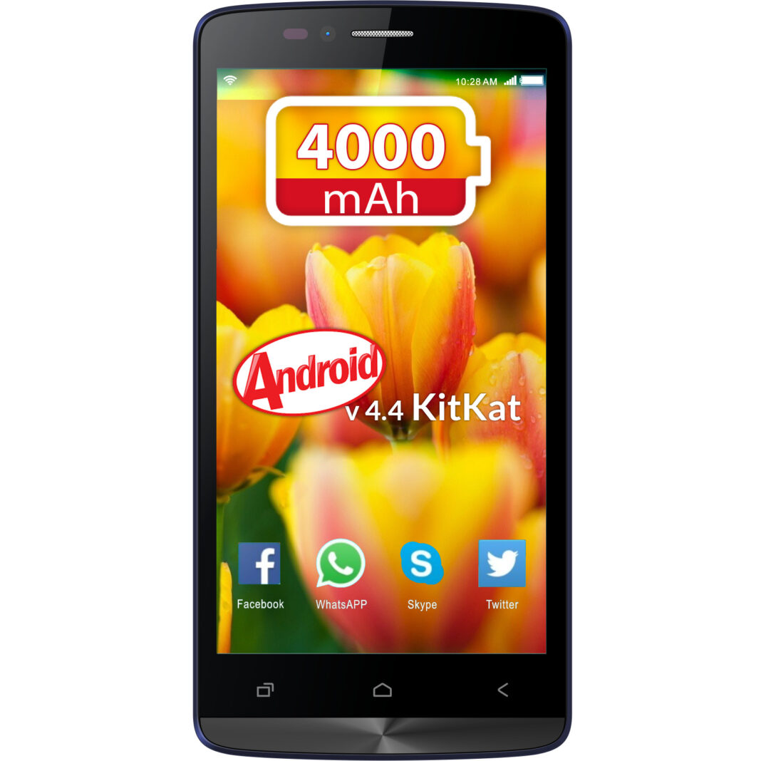 Telefon mobil Karbonn Aura 9, 8GB, Dual SIM, Albastru Telefon mobil Karbonn Aura 9, 8GB, Dual SIM, Albastru