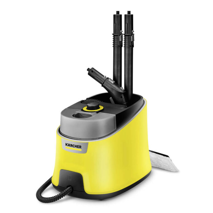 Aparat de curatat cu abur Karcher SC 4 Deluxe EasyFix, 2200 W,  1.3 L, Presiune 4 bar, Galben