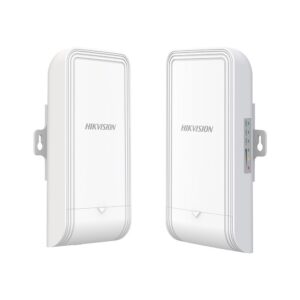 Kit Acces Point wireless bridge pentru exterior Hikvision DS-3WF1000-EI-2N, 2 porturi, 2.4 GHz, 300 Mbps, 1000 m, PoE Pasiv Kit Acces Point wireless bridge pentru exterior Hikvision DS-3WF1000-EI-2N, 2 porturi, 2.4 GHz, 300 Mbps, 1000 m, PoE Pasiv