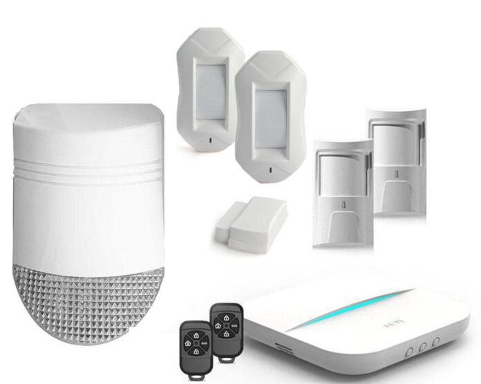 Kit alarma wireless GSM/IP, Wi-Fi, 5 zone cu sirena de exterior HY-W20-5Z Kit alarma wireless GSM/IP, Wi-Fi, 5 zone cu sirena de exterior HY-W20-5Z