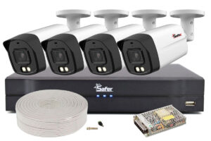 Sistem de supraveghere 4 camere exterior, Iluminare duala 40m, Lentila 2.8 mm, Audio, DVR 4 canale, Accesorii incluse KITSAF-4X-5MP28IL40ACC Sistem de supraveghere 4 camere exterior, Iluminare duala 40m, Lentila 2.8 mm, Audio, DVR 4 canale, Accesorii incluse KITSAF-4X-5MP28IL40ACC