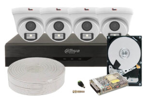 Kit de supraveghere pentru interior complet, 4 camere de interior, Full Color, 2K, Iluminare cu LED 20m, Dahua KITDH-4X5MPHDD-I3 Kit de supraveghere pentru interior complet, 4 camere de interior, Full Color, 2K, Iluminare cu LED 20m, Dahua KITDH-4X5MPHDD-I3