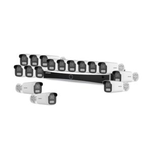 Sistem supraveghere IP exterior basic HikVision KIT-HIK-B16EXT2MP-CV50M-A-POE, 16 camere, 2 MP, 4 mm, IR/lumina alba 50 m, microfon, PoE Sistem supraveghere IP exterior basic HikVision KIT-HIK-B16EXT2MP-CV50M-A-POE, 16 camere, 2 MP, 4 mm, IR/lumina alba 50 m, microfon, PoE
