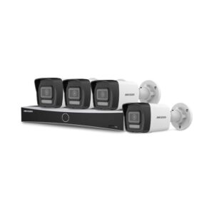 Sistem supraveghere IP exterior basic HikVision KIT-HIK-B4EXT4MP-HL30M-POE, 4 camere, 2 MP, 2.8 mm, IR / lumina alba 30 m, PoE Sistem supraveghere IP exterior basic HikVision KIT-HIK-B4EXT4MP-HL30M-POE, 4 camere, 2 MP, 2.8 mm, IR / lumina alba 30 m, PoE